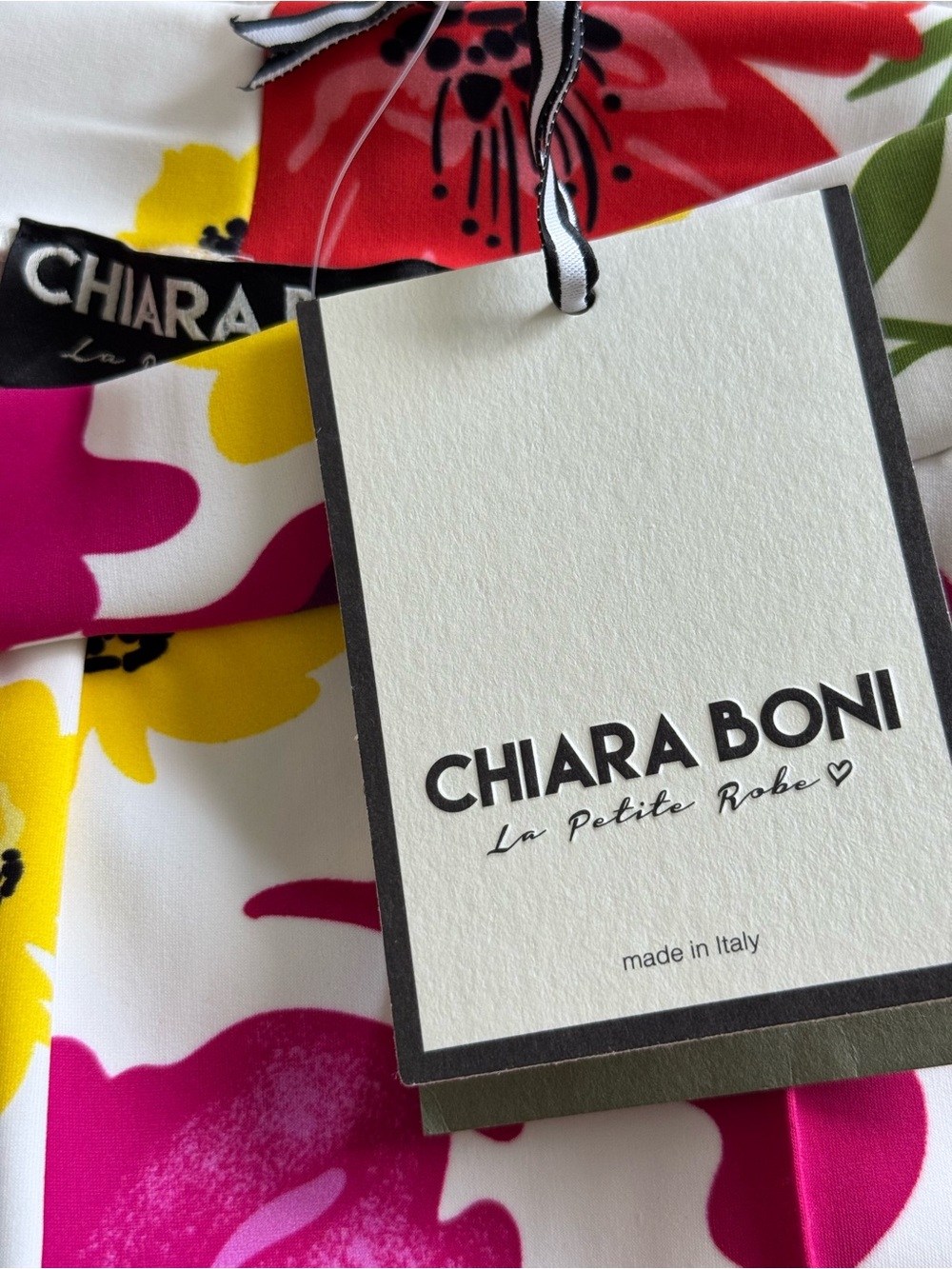 New🌺$395 Chiara Boni Italy La Petite Robe Nuccia Crop Floral Pants Size 40 US 4 - Picture 8 of 10